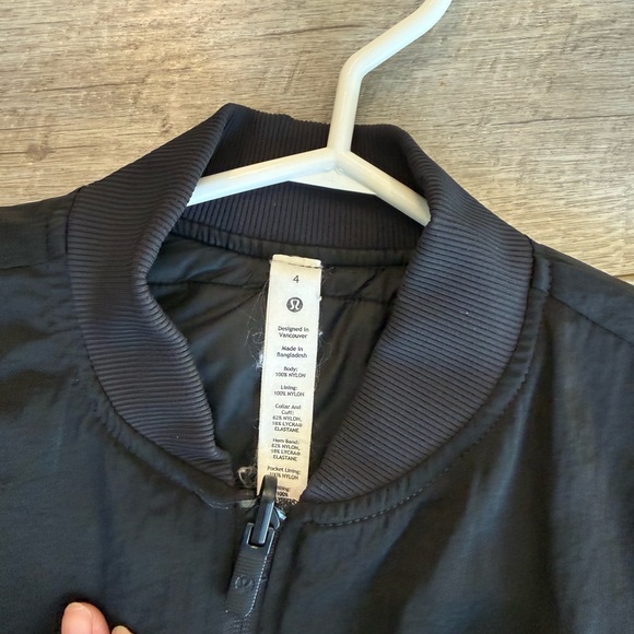 lululemon athletica Black Bomber Jacket - Picture 5 of 5